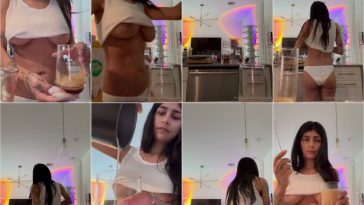 Mia Khalifa Nude Crop Top Underboob Tease PPV Video Leaked